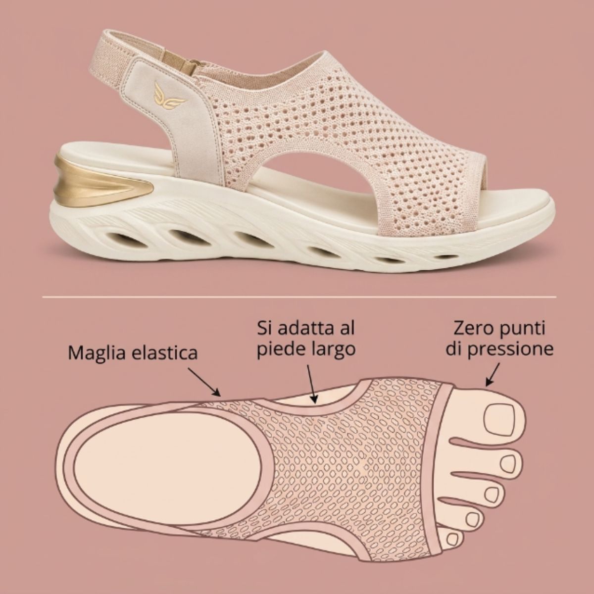 Tomaia effetto seconda pelle
